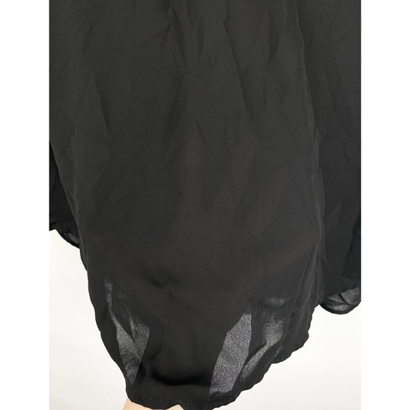 Torrid Harper Georgette Pullover 3/4 Sleeve Tunic Blouse Sheer Black - Size 2X‎ - Picture 8 of 10